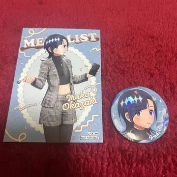 메달리스트 오카자키 이루카 캔뱃지 특전 브로마이드