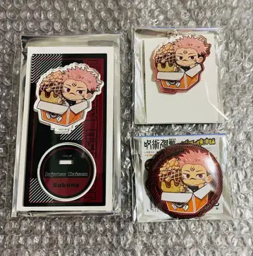 스쿠나 주술회전 바쿠단야키혼포 아크릴 스탠드 캔뱃지 아크릴 키링