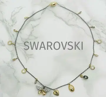 SWAROVSKI 버터플라이 모티브 목걸이