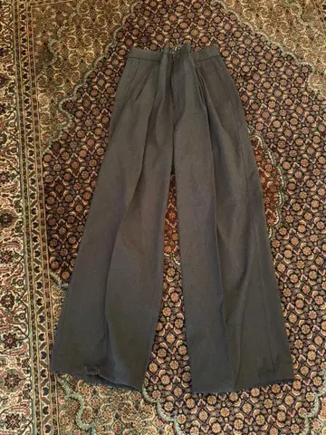 BEAMS(빔즈) 와이드 슬랙스/와이드 팬츠 L 사이즈 그레이