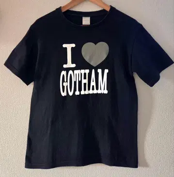 넘버나인 I LOVE GOTHAM 티셔츠 2 블랙 중고