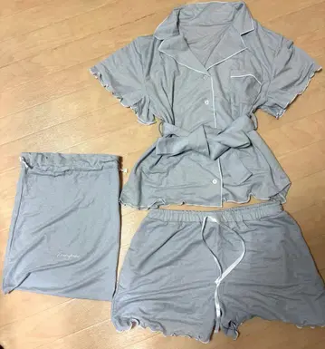 Francfranc 룸웨어 반팔 숏팬츠 파자마 접촉 냉감