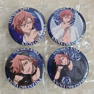 토겐안키 파보테리아 천사와 악마 오이란자카 쿄야 캔뱃지 4개 세트 새상품