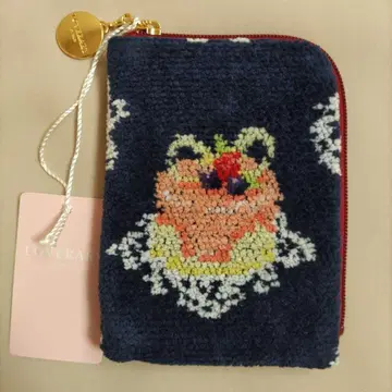 미사용 페이러 파티스리 파우치 네이비