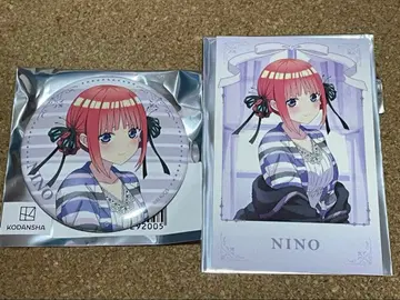 레어 5등분의 신부 MAYLA 캔뱃지+카드 나카노 니노