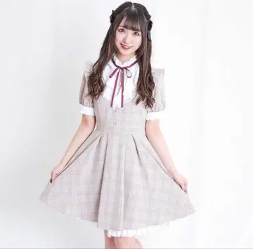 시크릿 허니 양산 지뢰 프릴 원피스 S