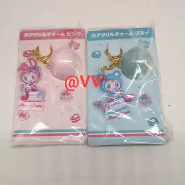 산리오 복권 메조 피아노 아크릴 참 핑크 블루