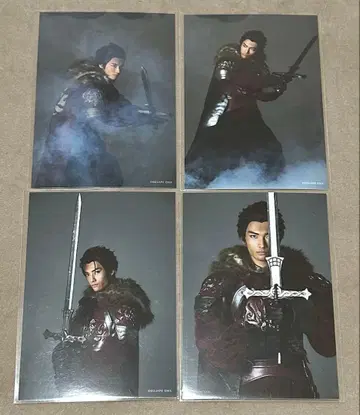 FINAL FANTASY 무토 준 브로마이드 4장 세트