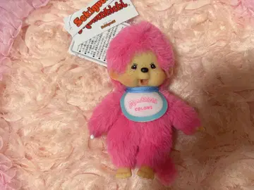 미사용 새상품 몽치치 COLORS 컬러즈 키체인 베리 핑크 택 포함