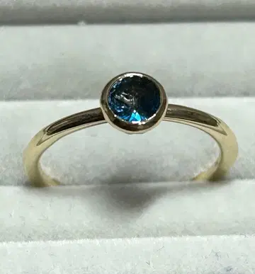 폰테베키오 K10 블루 토파즈 반지