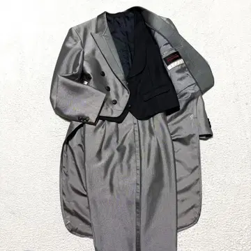 포멀 프록 코트 3종 세트 실버 A5 OPERA TIME