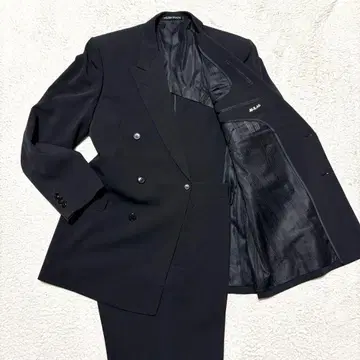 예복 포멀 수트 더블 셋업 블랙 A5 M 상당
