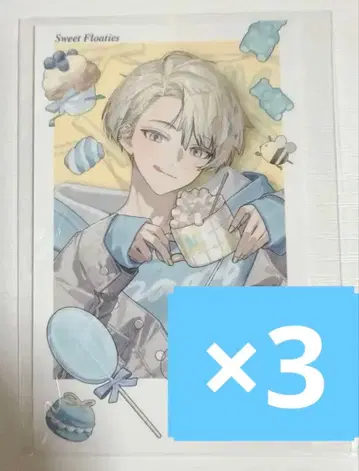 니지산지 히바치 마나 sweet floaties 폴라로이드풍 카드