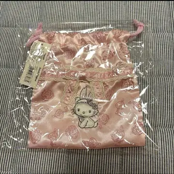 초레어 산리오 챠미 키티 토끼 귀 새틴 복조리