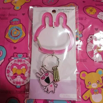 새상품 * 니시무라 유우지 스튜디오 UG 러브토끼 아크릴 카라비너 참