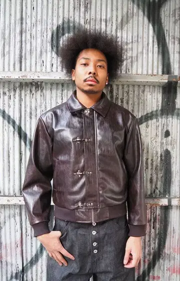 UNCRUISE 가죽 파이어맨 자켓