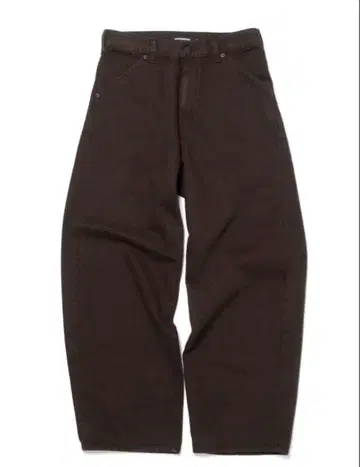 hatching room Wide Curve Jeans Brown