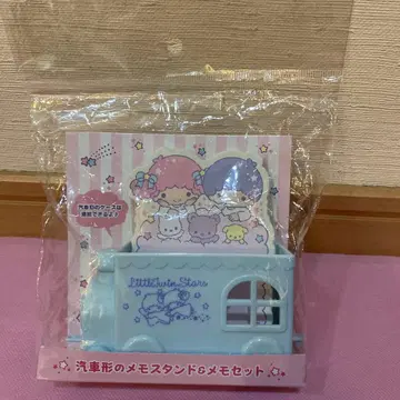 산리오 키키라라 리틀트윈스타 자동차 모양 메모 스탠드 & 메모