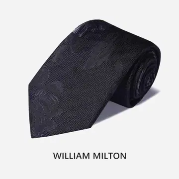 넥타이 결혼식 포멀 비즈니스 남성용 기프트 블랙 꽃무늬 실크