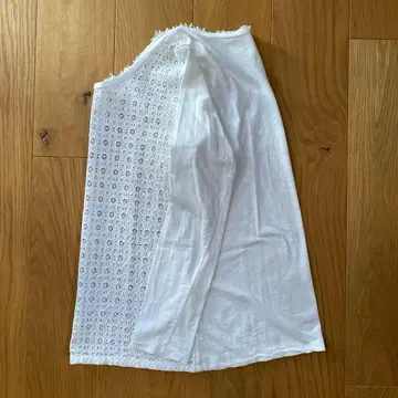 45R 45rpm*레이스 화이트 긴팔 티셔츠*사이즈 1