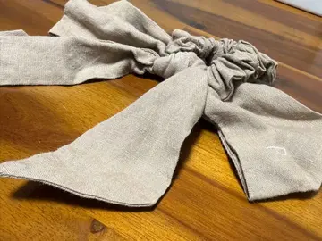 론 헤르만 리본 스크런치 베이지 Pheeta