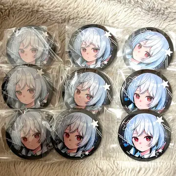 키리노 이코 9개 세트 A 캔뱃지 마요츄 심야 하트튠