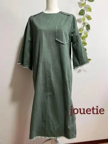 jouetie 쥬에티 여성용 원피스 프린지 카키 M