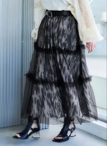 HARE 튤 레이어드 스커트