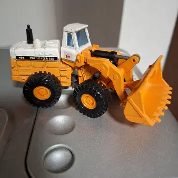 골동품 코마츠 560 페이 로더 미니카 무거운 건설 기계