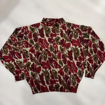 빈티지 니트 스웨터 일본제 올 패턴 레트로