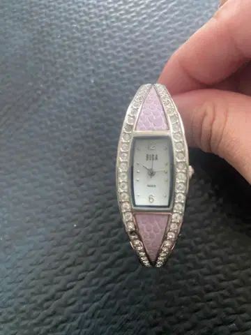 BIBA 핑크 여성용 시계