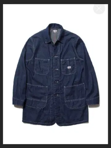 cootie 데님 코트 커버올