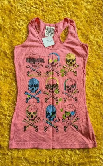 마조레나 스컬 해골 탱크 y2k 헤이세이 갸루