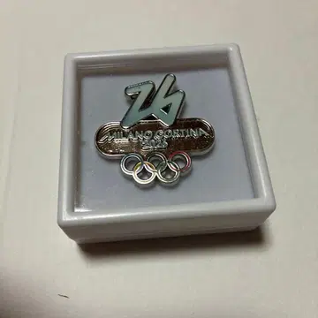 밀라노 코르티나 올림픽 핀 배지 엠블럼 미사용