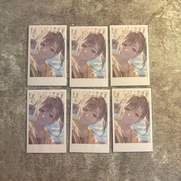 카나에 Blue Memories 폴라로이드풍 카드