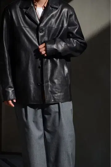 미사용 새상품 25aw YOKE Cow Leather Car Jacket