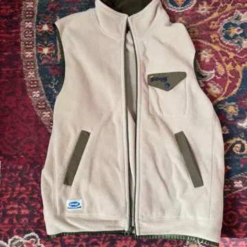 Schott 플리스 베스트 L 베이지/올리브