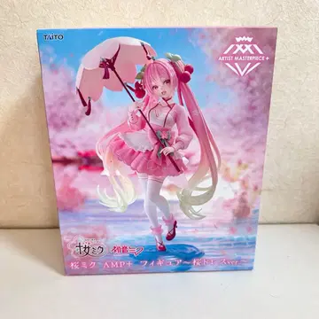 벚꽃 미쿠 AMP+ 피규어 하츠네 미쿠 벚꽃 드레스 ver.