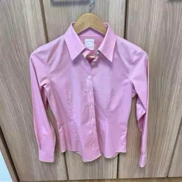 브룩스브라더스 여성용 핑크 논아이론 셔츠
