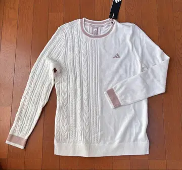 아디다스 비대칭 쓰리 스트라이프 스웨터 L 새상품 IS4805