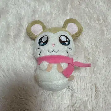 방가방가 햄토리 봉제 인형 핑크 스카프