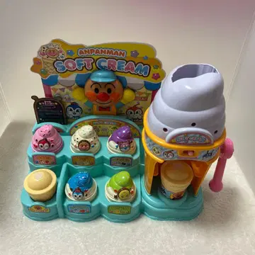 빙글퐁 말하는 플레이버 호빵맨 소프트 아이스크림 가게