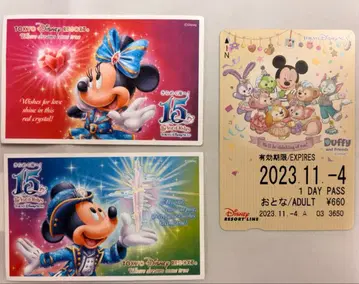 6031 디즈니 사용 완료 티켓 리조트 라인 티켓 더피 프렌즈