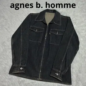 agnes b. homme (에네스베 옴) 집업 데님 자켓