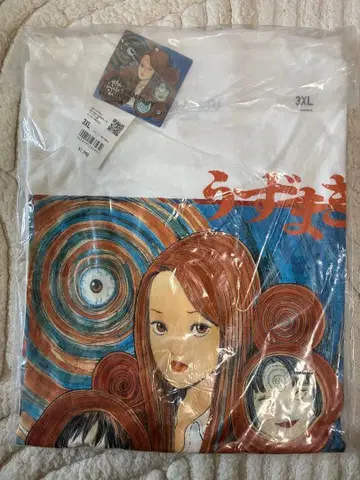 [ 새상품 미사용 ] 유니클로 UT 우즈마키 이토 준지 T셔츠 3XL