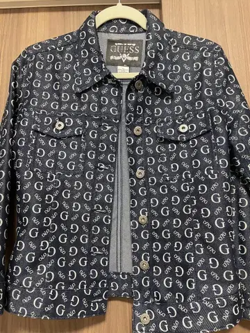 GUESS 네이비 데님 자켓