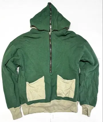 조그라코 웨어하우스 더블 페이스 하프 지퍼 후드티 XXL