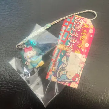 레어 지역 한정 키티 매듭 장식 요시츠네 & 벤케이