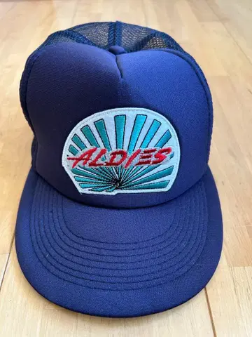 ALDIES 자수 로고 네이비 캡 OTTO