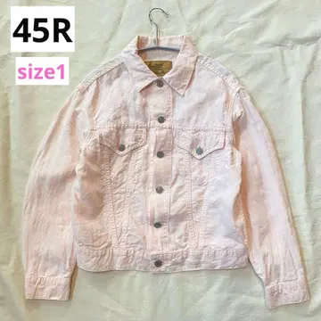 45R 린넨의 908 쿠비코히메 점퍼 핑크 사이즈 1